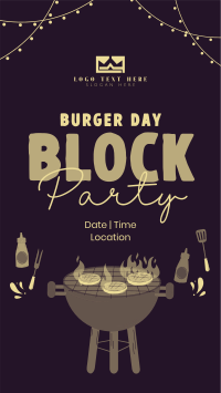 It's Burger Time Instagram Story Design