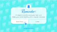 Dental Checkup Reminder Animation Image Preview