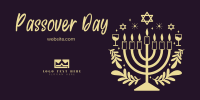 Passover Day Twitter Post Design