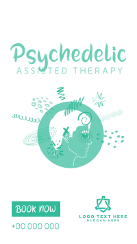 Psychedelic Assisted Therapy TikTok Video Design