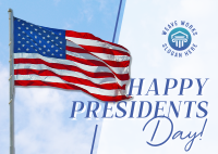 Presidents Day Celebration Postcard Image Preview