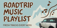 Roadtrip Music Playlist Twitter Post Image Preview