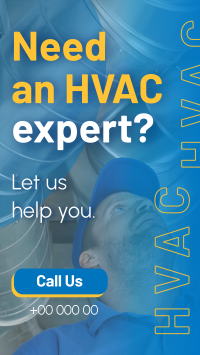 HVAC Expert Facebook Story Design