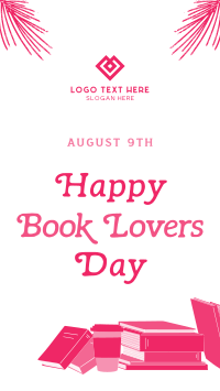 Happy Book Lovers Day TikTok video Image Preview