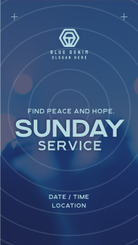 Sunday Service Instagram Reel Image Preview