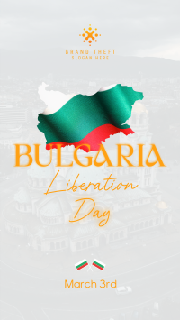 Bulgaria Liberation Day Facebook Story Design