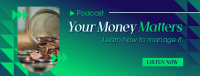 Financial Management Podcast Facebook Cover Design