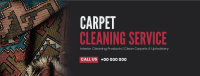 Carpet and Upholstery Maintenance Facebook Cover Design