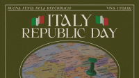 Retro Italian Republic Day Video Image Preview