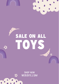 Kiddie Toy Sale Poster Design