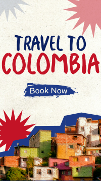 Travel to Colombia Paper Cutouts Instagram reel Image Preview