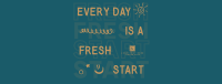 Fresh Start Quote Facebook Cover Design