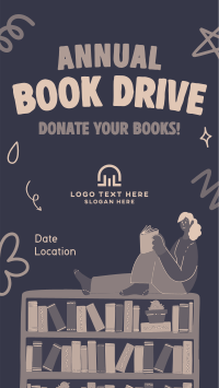 Donate A Book YouTube short Image Preview