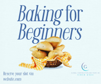 Baking for Beginners Facebook post Image Preview