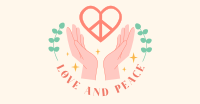 Love and Peace Facebook Ad Design