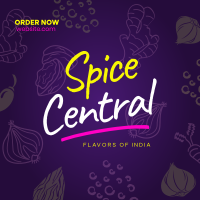 Spice Central Instagram Post Design