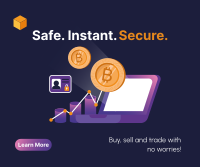 Secure Cryptocurrency Exchange Facebook post Image Preview