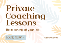 Private Coaching Postcard Image Preview