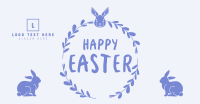 Easter Bunny Wreath Facebook ad Image Preview