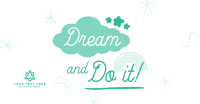 Dream Positivity Quote Facebook Ad Design