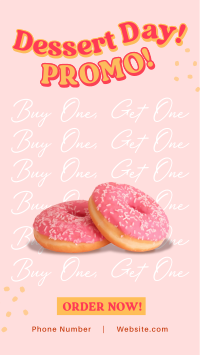Donut BOGO My Heart Facebook Story Design