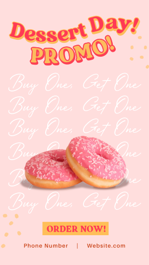 Donut BOGO My Heart Facebook story Image Preview