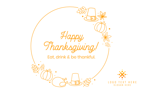 Thanksgiving Holiday Pinterest Cover Design Image Preview