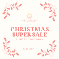 Christmas Super Sale Instagram Post Design