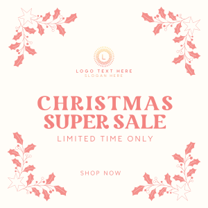Christmas Super Sale Instagram post Image Preview