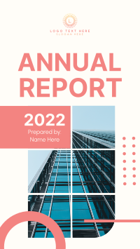Annual Report Cover Instagram story Image Preview
