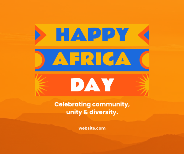 Africa Day! Facebook Post Design