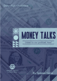 Money Talks Podcast Poster Design