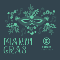 Mardi Gras Glamour Instagram post Image Preview