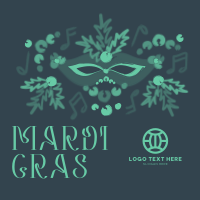 Mardi Gras Glamour Instagram Post Preview