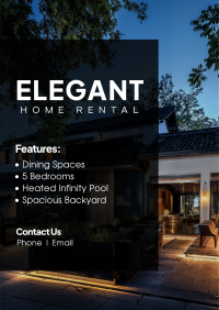 Elegant Home Rental Flyer Image Preview