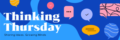 Thinking Thursday Blobs Twitter header (cover) Image Preview