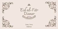 Fancy Eid Dinner  Twitter Post Image Preview