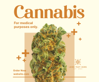 Medicinal Cannabis Facebook Post Design