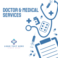 Medical Service Instagram Post Design