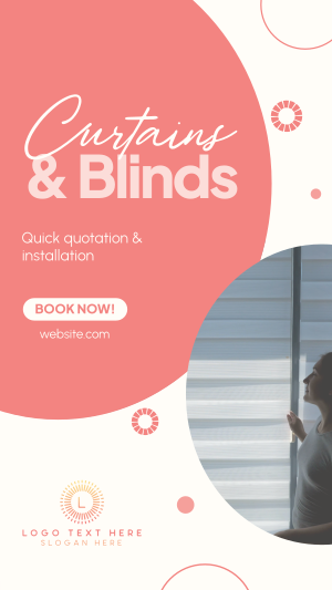 Curtains & Blinds Installation Instagram story Image Preview