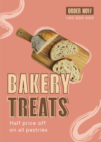 Bakery Treats Poster Design