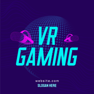 VR Gaming Headset Instagram post Image Preview