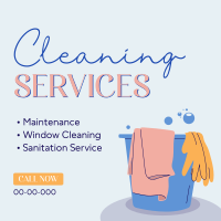Bubbly Cleaning Instagram Post Design