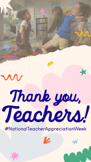 Teacher Week Greeting Facebook story Image Preview