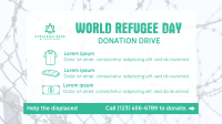 World Refugee Day Donation Drive Facebook event cover Image Preview