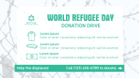 World Refugee Day Donation Drive Facebook Event Cover Design