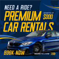 Premium Car Rentals Instagram post Image Preview