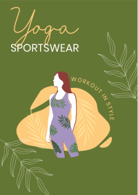 Yoga Sportswear Flyer Design