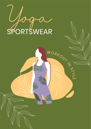 Yoga Sportswear Flyer Image Preview
