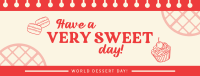 Sweet Dessert Day Facebook cover Image Preview